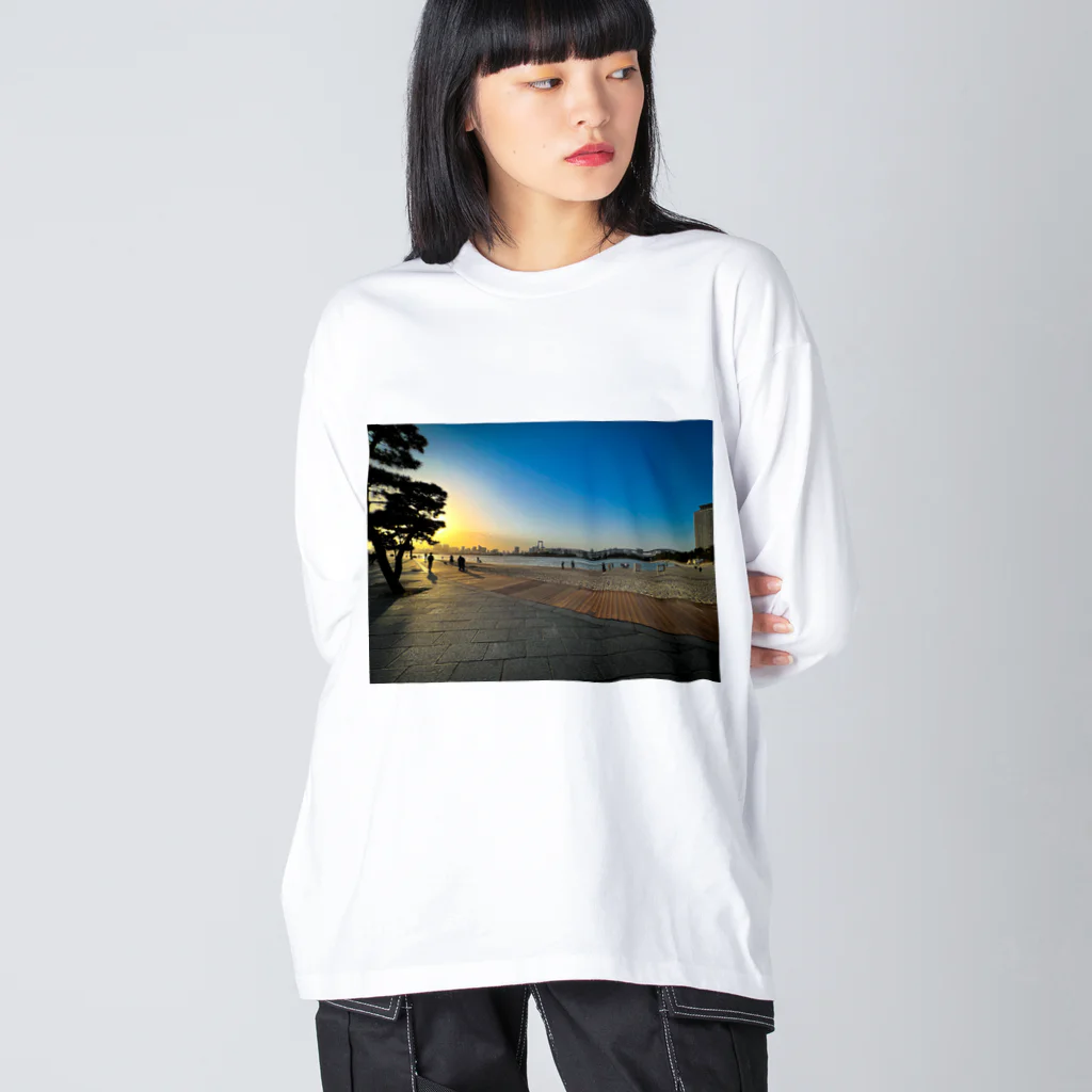 thekazuのお台場海浜公園 Big Long Sleeve T-Shirt