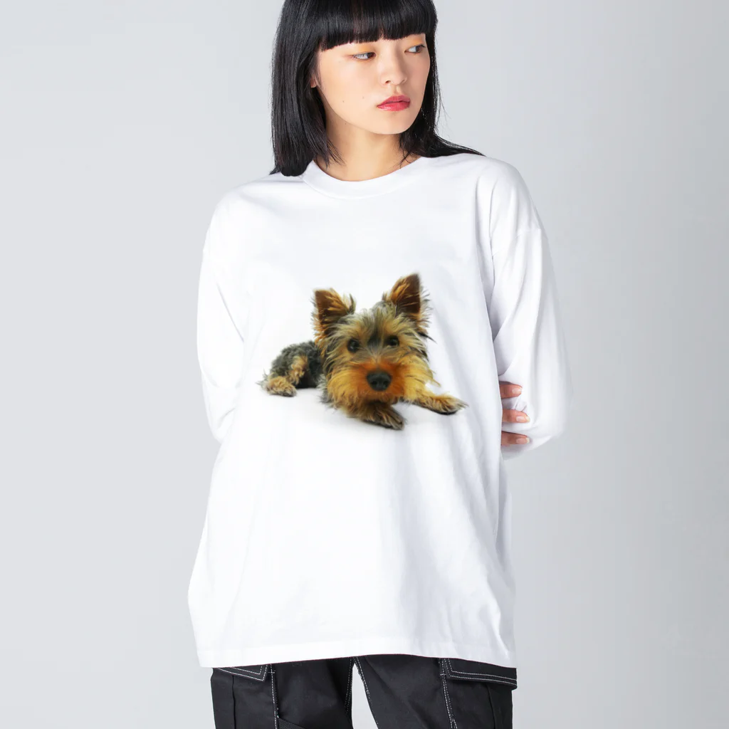 Rubbishのヨークシャーテリア Big Long Sleeve T-Shirt