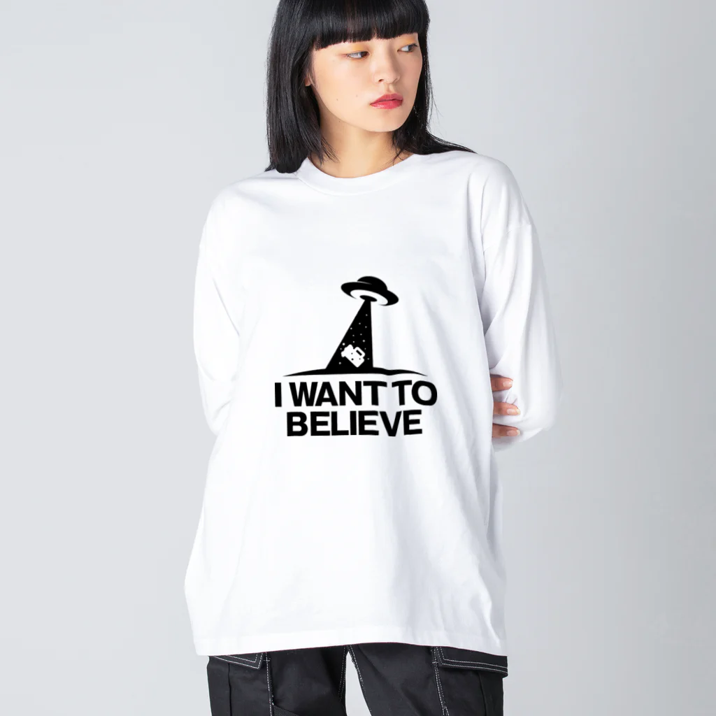 stereovisionのI WANT TO BELIEVE Big Long Sleeve T-Shirt