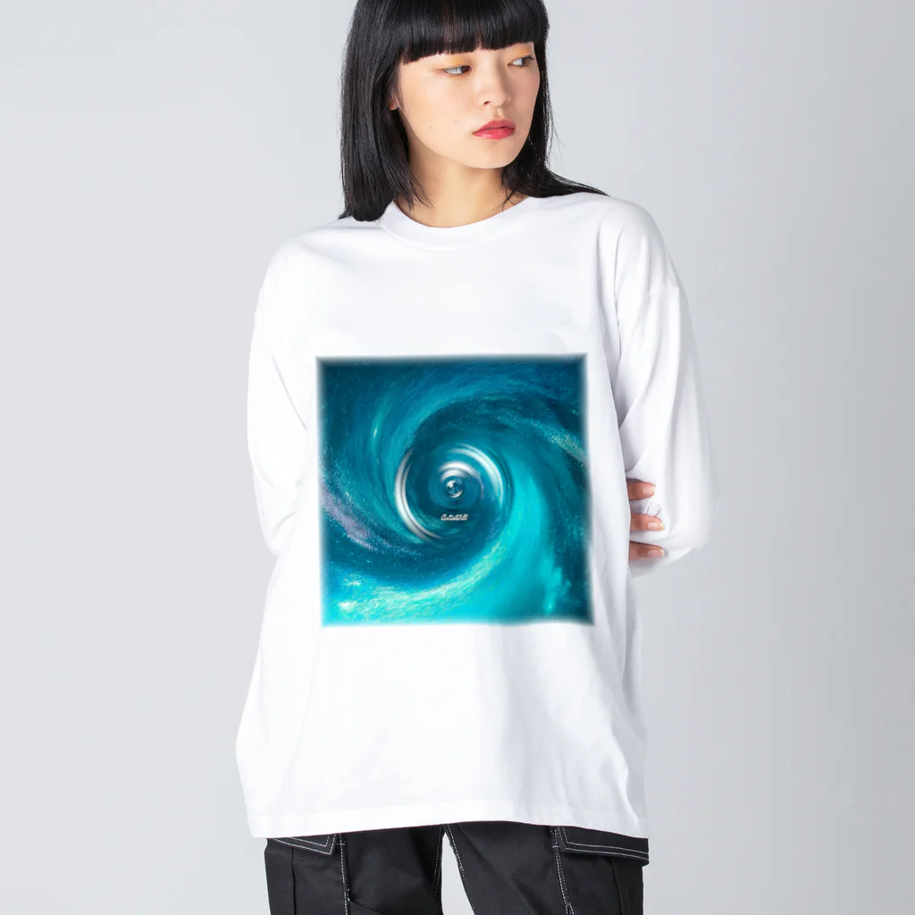 【ホラー専門店】ジルショップの宇宙キャンディー/エメラルドグリーン Big Long Sleeve T-Shirt