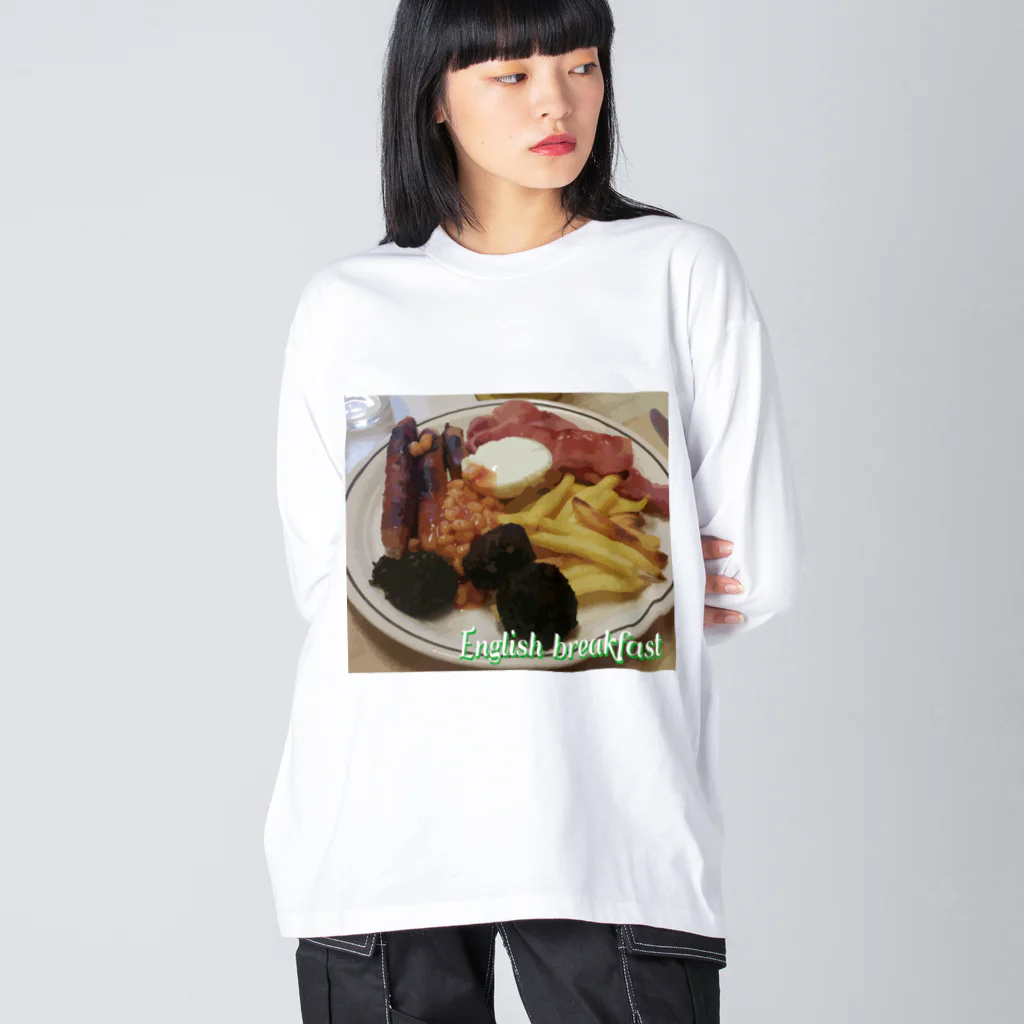 フォーヴァのEnglish breakfast Big Long Sleeve T-Shirt