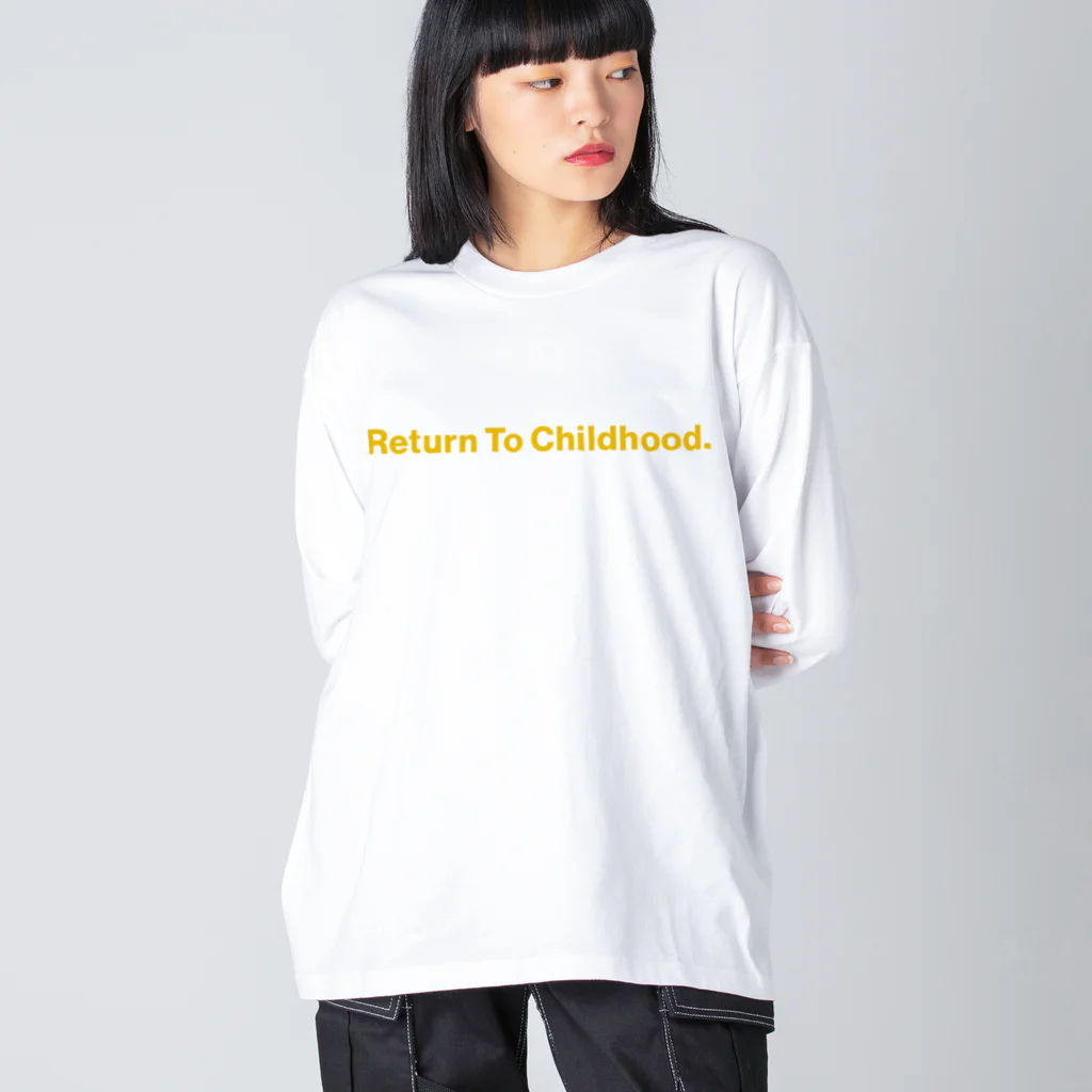 Return To Childhood.のReturn To Childhood. ビッグシルエットロングスリーブTシャツ