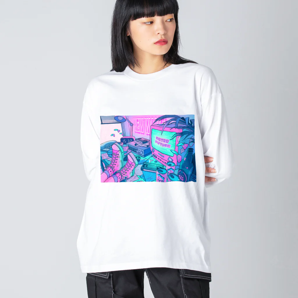 waccaのRETRO FUTURE Big Long Sleeve T-Shirt