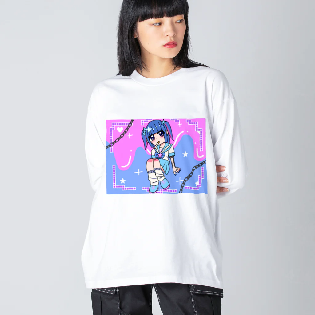 こころﾁｬﾝの魔法少女になりたかった Big Long Sleeve T-Shirt