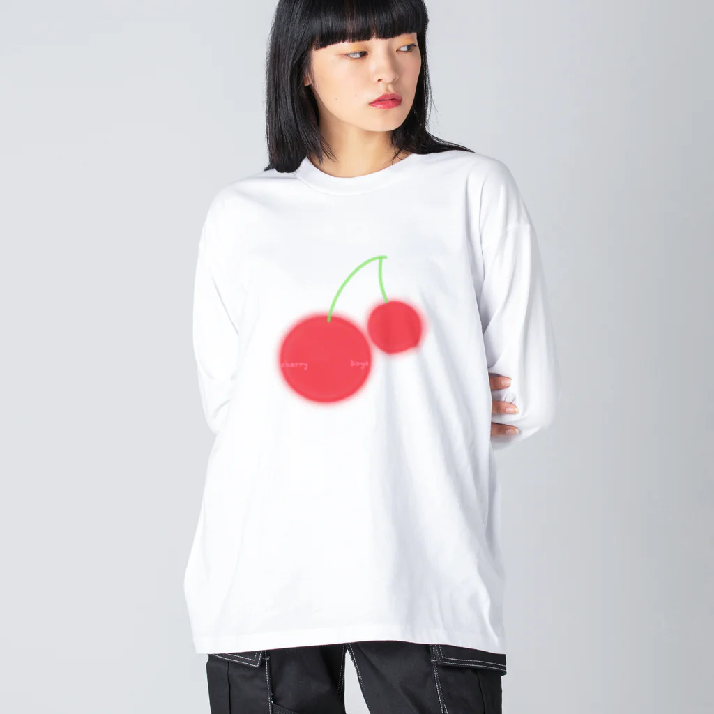 ゆかりのチェリーボーイズ、 Big Long Sleeve T-Shirt