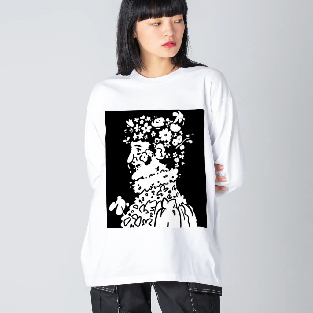 山形屋米店の春_アルチンボルド四季 Big Long Sleeve T-Shirt