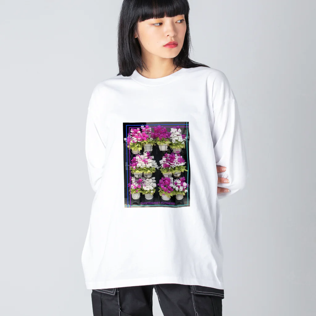 Supermarket Flowersの NEIGHBORS FLOWER ビッグシルエットロングスリーブTシャツ