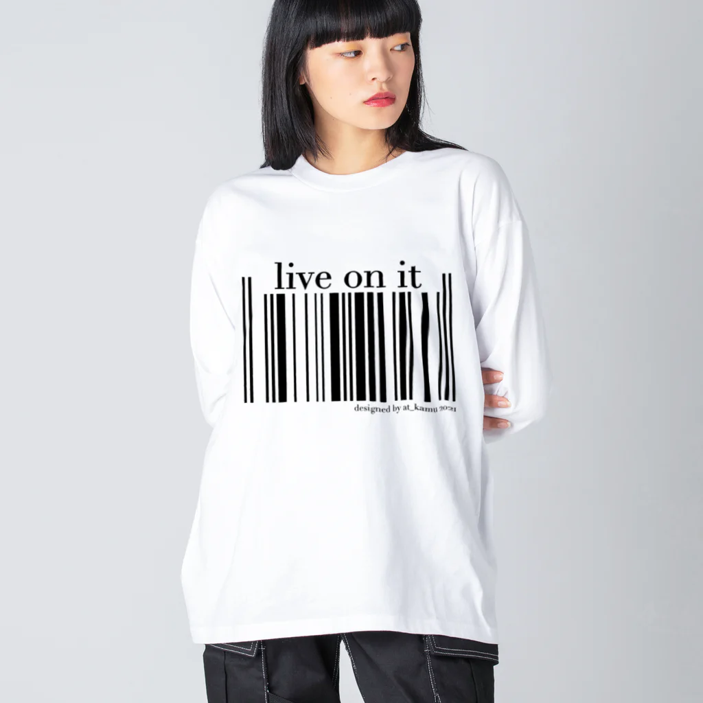 Think’sのlive on it ビッグシルエットロングスリーブTシャツ