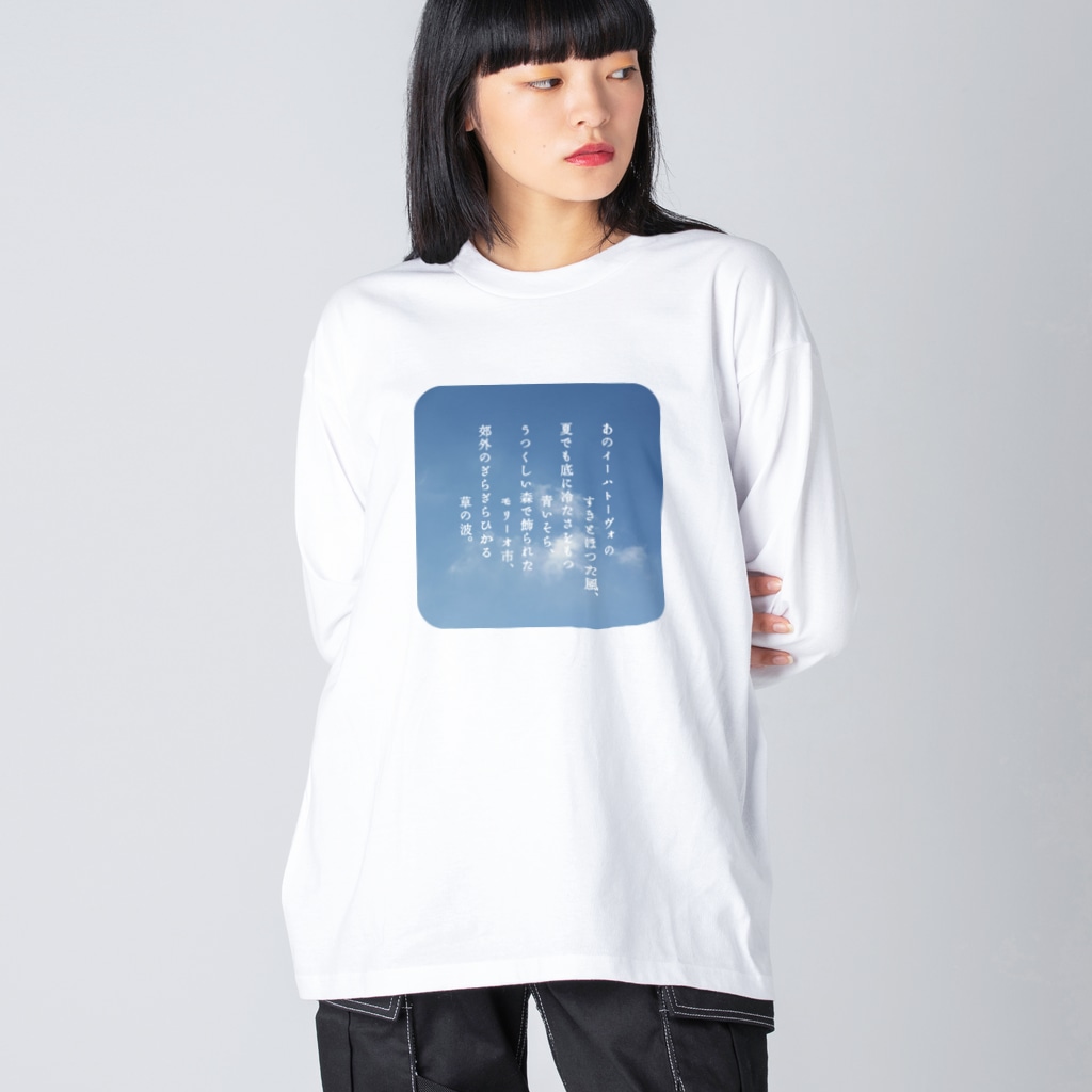 海賊猫 cocoの『ポラーノの広場』宮沢賢治・作📖 Big Long Sleeve T-Shirt