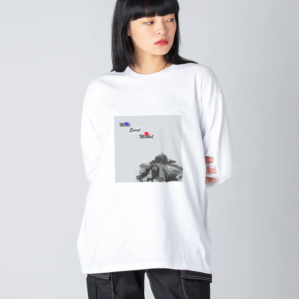 faireのモン・サン・ミシェル Big Long Sleeve T-Shirt