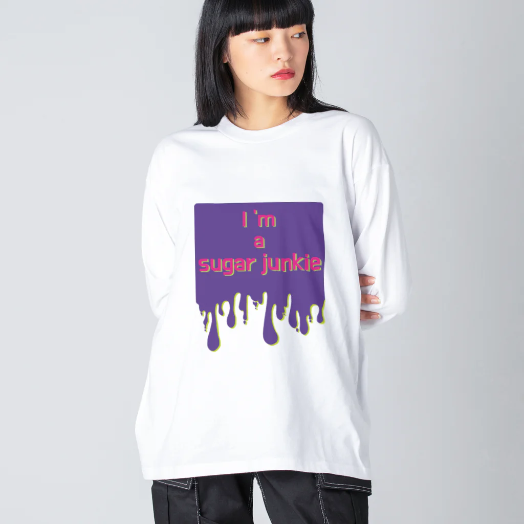 SHAKEY. SUZURI支店のSUGAR JUNKIE ビッグシルエットロングスリーブTシャツ