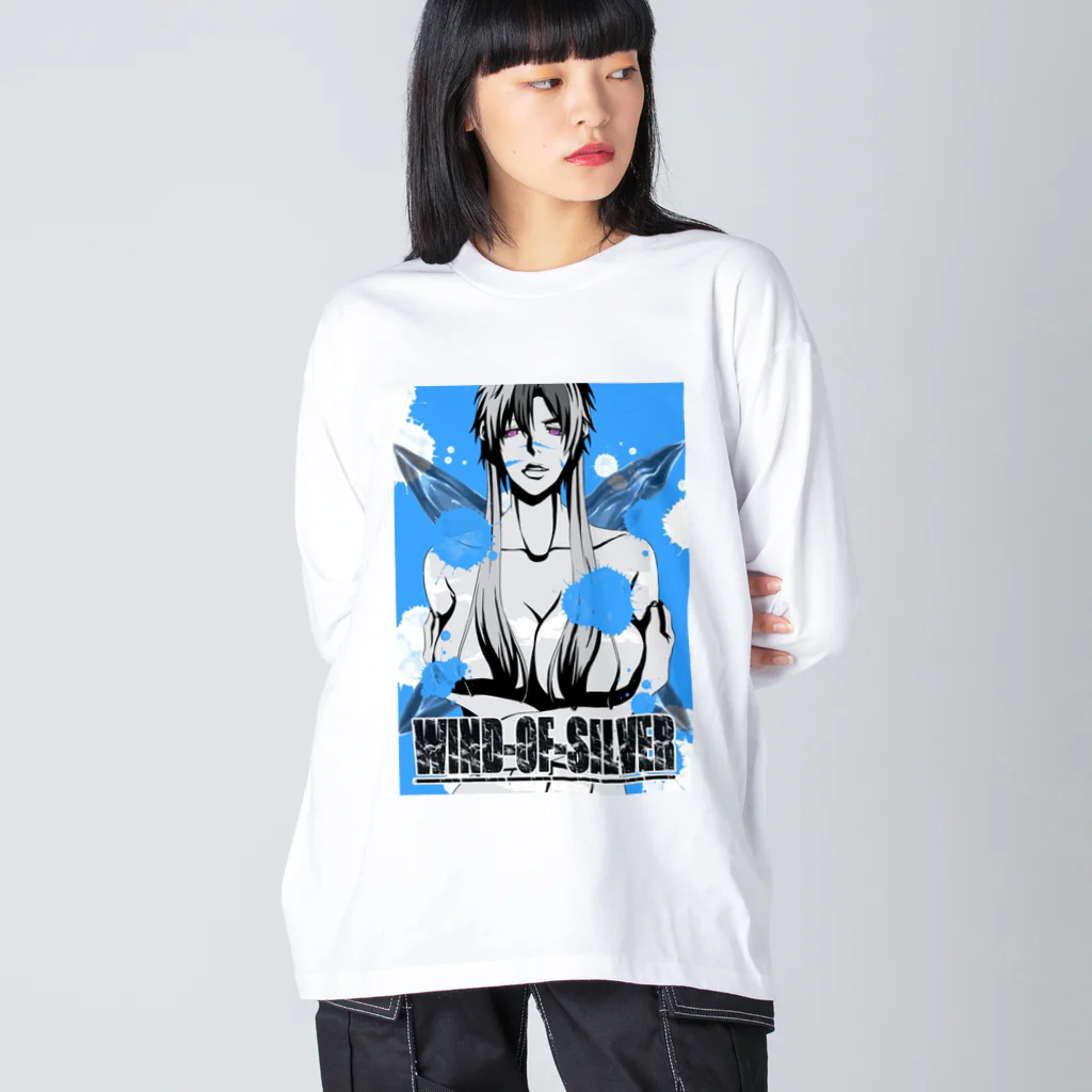 WIND-OF-SILVERの変化の術(女体化) Big Long Sleeve T-Shirt