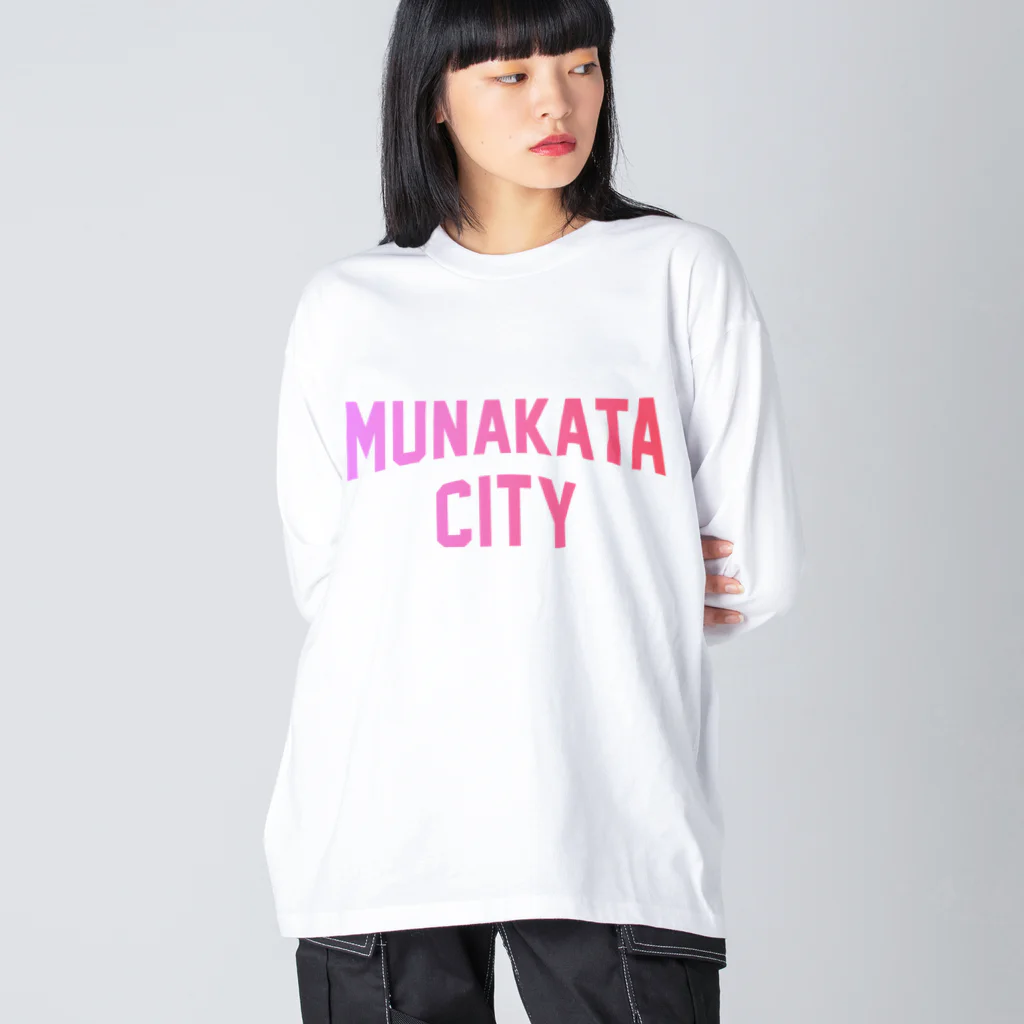 JIMOTOE Wear Local Japanの宗像市 MUNAKATA CITY Big Long Sleeve T-Shirt
