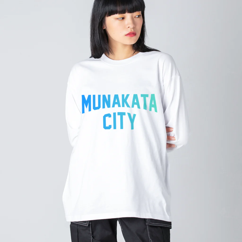 JIMOTO Wear Local Japanの宗像市 MUNAKATA CITY ビッグシルエットロングスリーブTシャツ