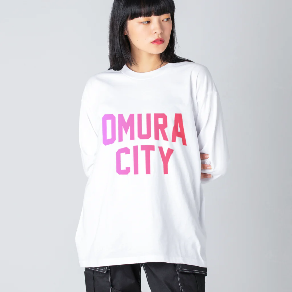 JIMOTO Wear Local Japanの大村市 OMURA CITY ビッグシルエットロングスリーブTシャツ