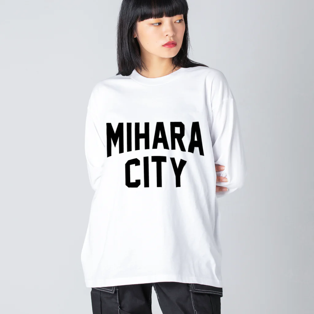 JIMOTOE Wear Local Japanの三原市 MIHARA CITY Big Long Sleeve T-Shirt