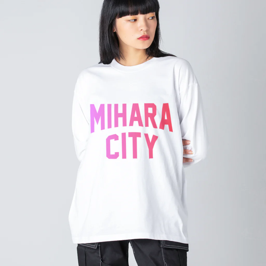 JIMOTOE Wear Local Japanの三原市 MIHARA CITY Big Long Sleeve T-Shirt
