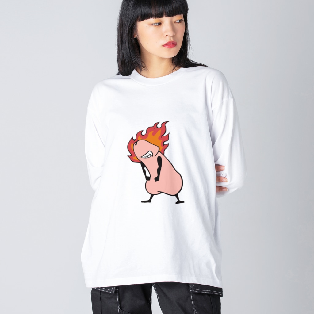NOBODY754のEddie Funky Dick - Angry Big Long Sleeve T-Shirt