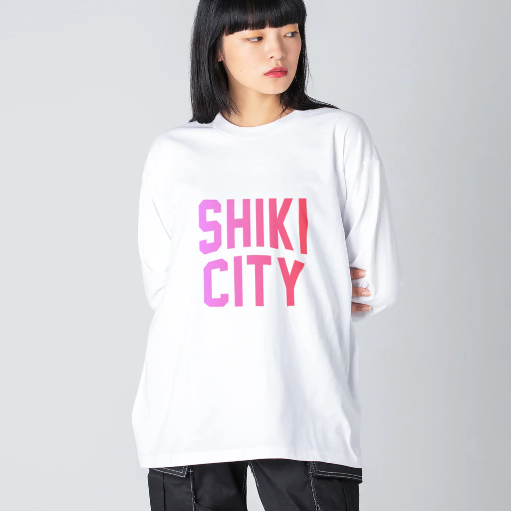 JIMOTOE Wear Local Japanの志木市 SHIKI CITY Big Long Sleeve T-Shirt