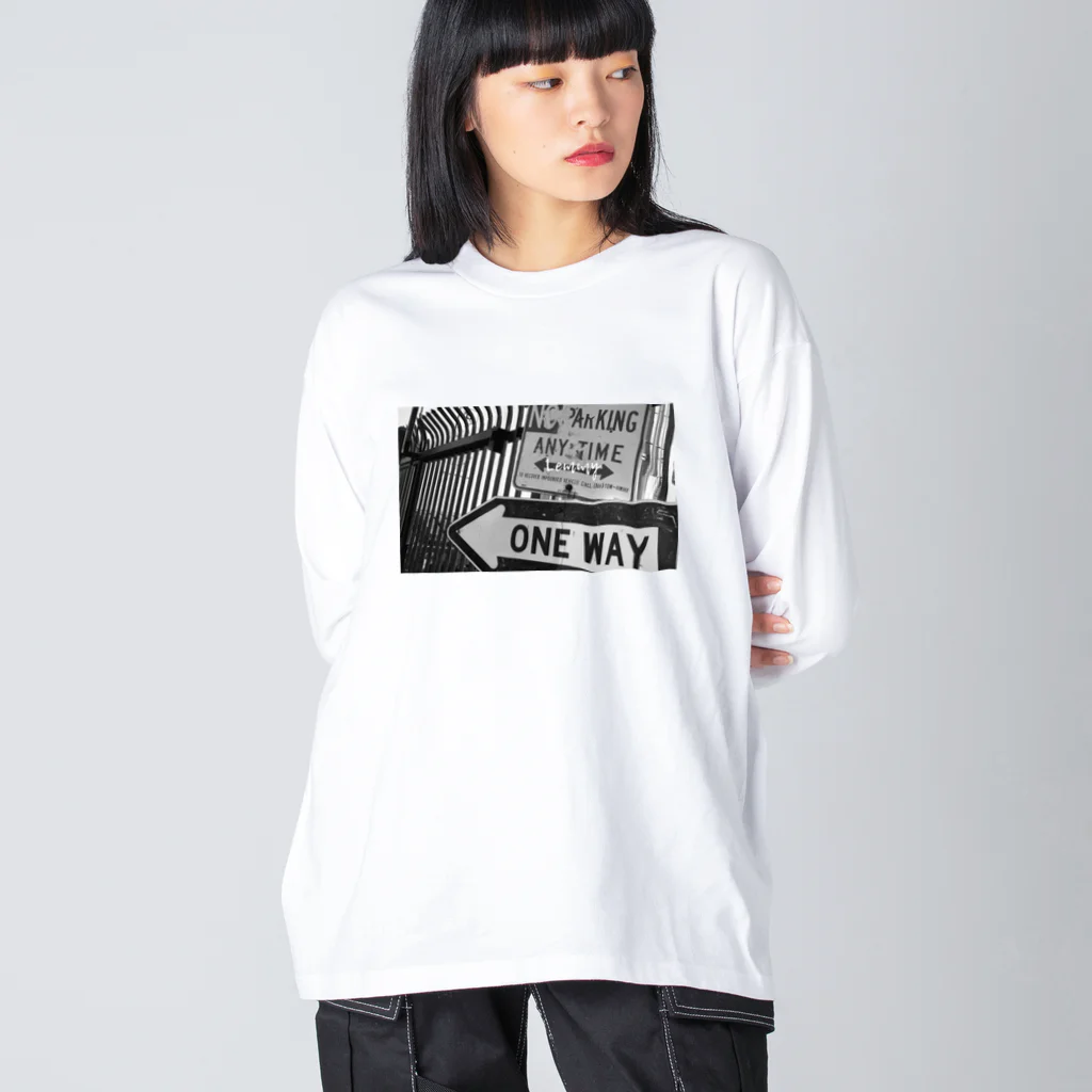 LemmyのNo Parking Big Long Sleeve T-Shirt