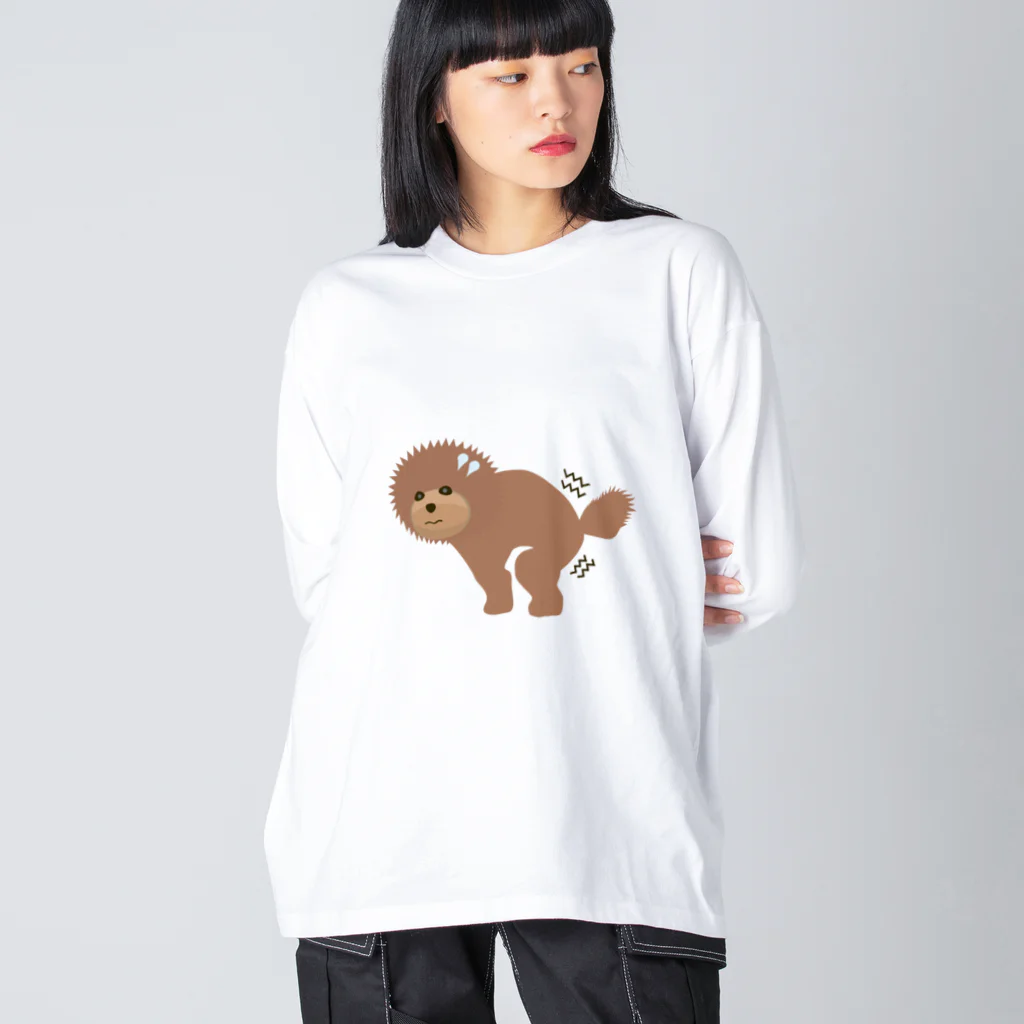 日常の犬の日常の犬 ビッグシルエットロングスリーブTシャツ