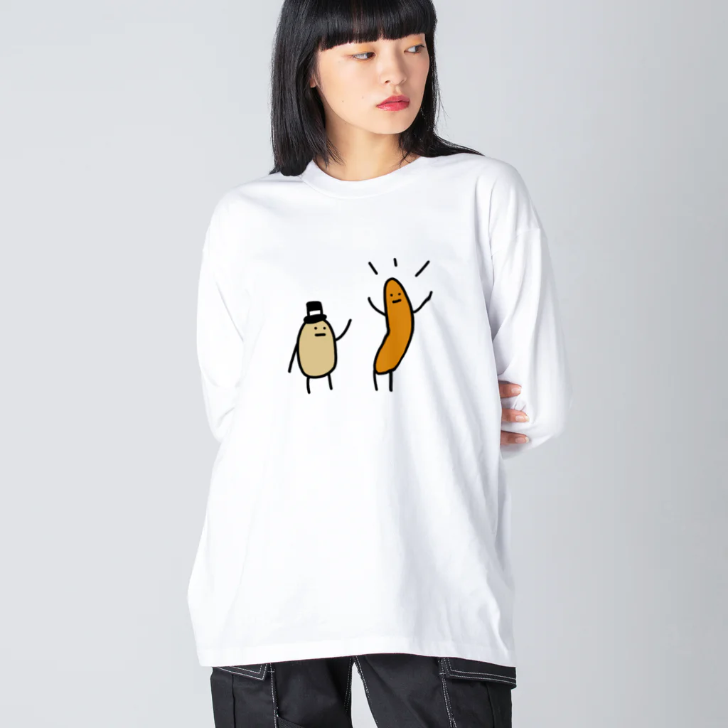 ＋Whimsyの種明かし ビッグシルエットロングスリーブTシャツ