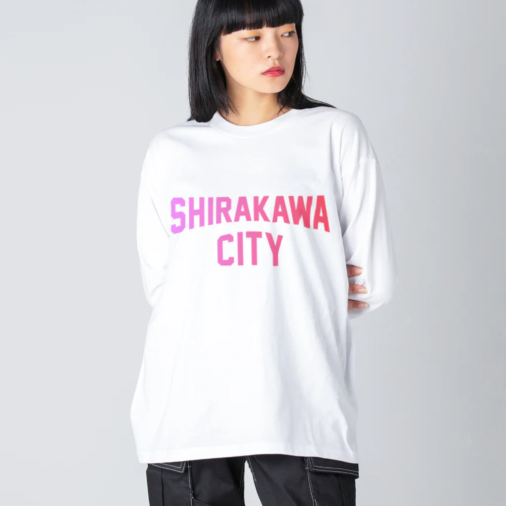 JIMOTOE Wear Local Japanの白河市 SHIRAKAWA CITY ビッグシルエットロングスリーブTシャツ