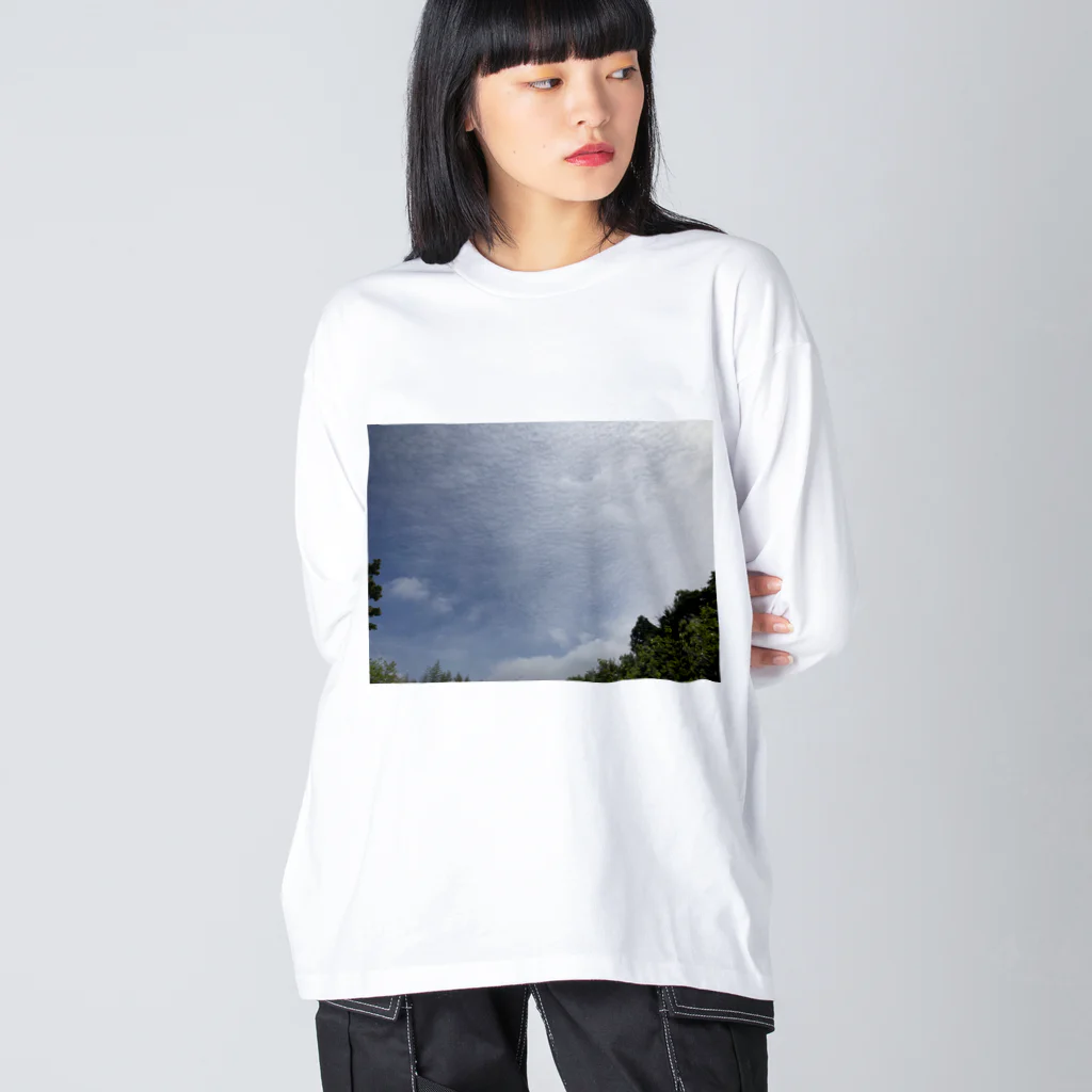 そらもようの春の空 ビッグシルエットロングスリーブTシャツ