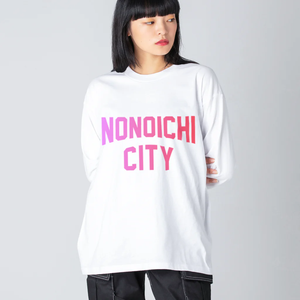 JIMOTOE Wear Local Japanの野々市 NONOICHI CITY Big Long Sleeve T-Shirt