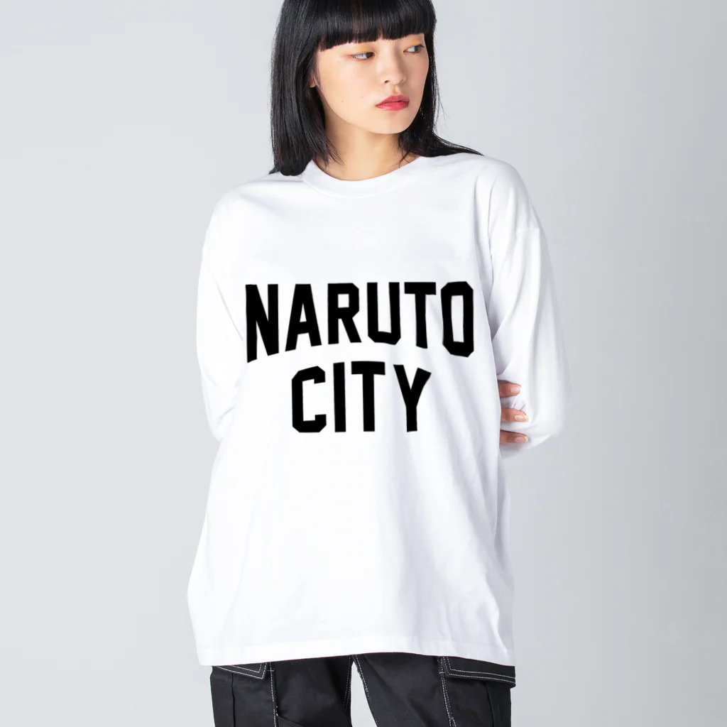 JIMOTOE Wear Local Japanの鳴門市 NARUTO CITY Big Long Sleeve T-Shirt