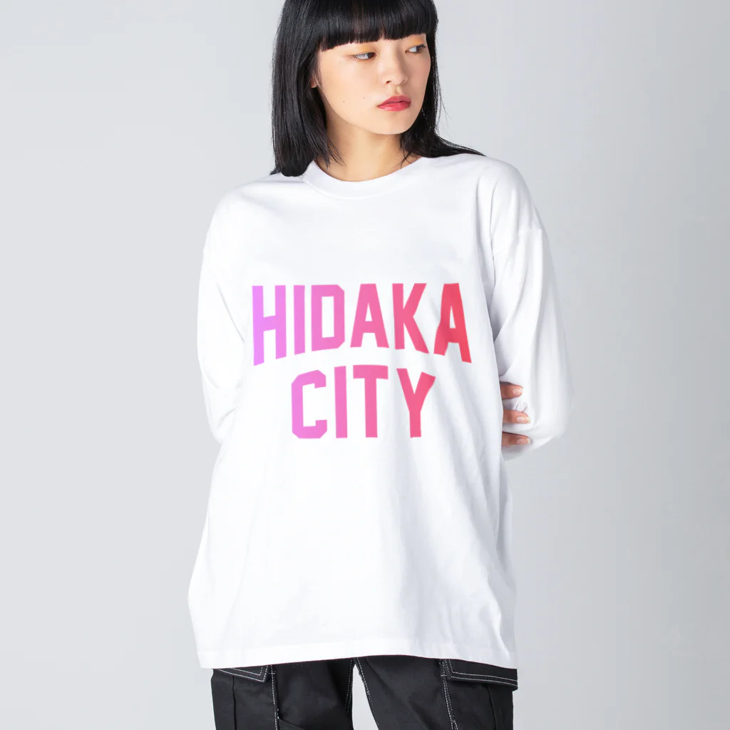 JIMOTOE Wear Local Japanの日高市 HIDAKA CITY Big Long Sleeve T-Shirt