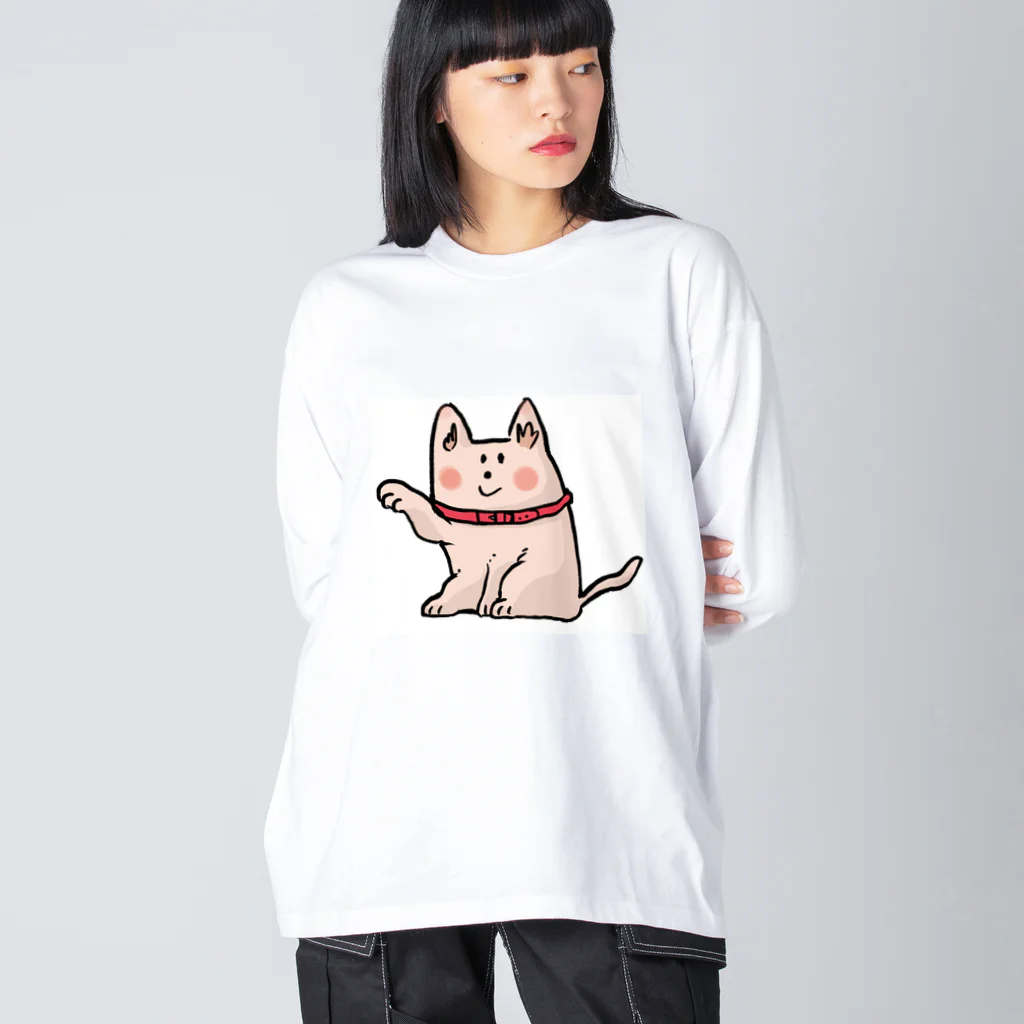 ねここショップの招き犬 Big Long Sleeve T-Shirt