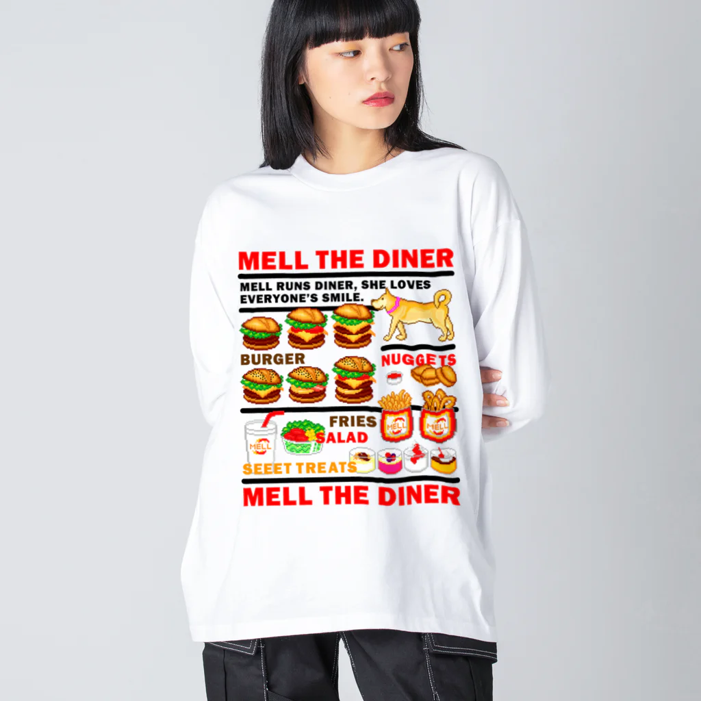 MELL MALLのダイナーメニューいろいろ Big Long Sleeve T-Shirt