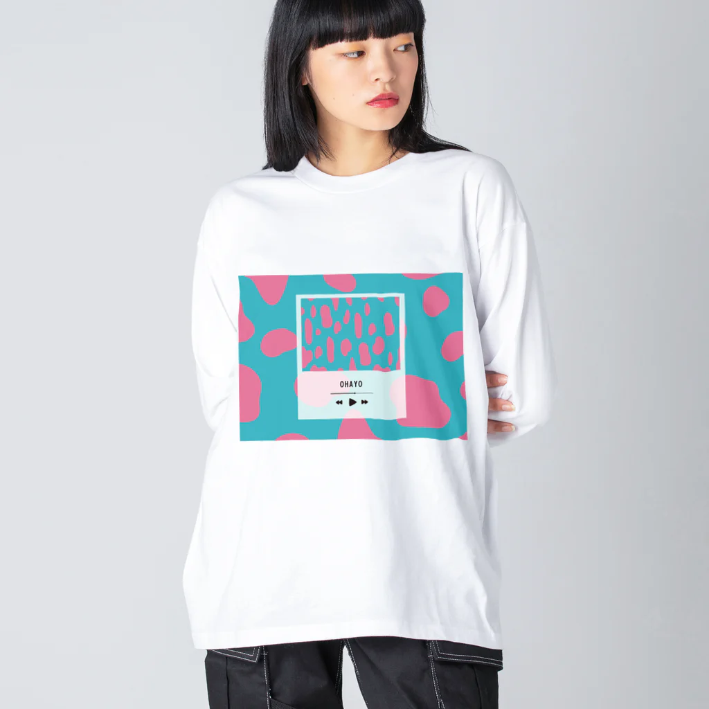 イツカノプレイリストのイツカノプレイリスト#OHAYO Big Long Sleeve T-Shirt