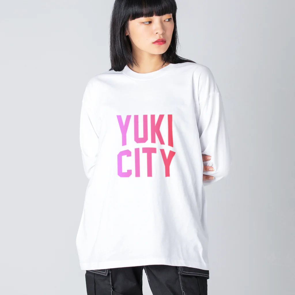 JIMOTOE Wear Local Japanの結城市 YUKI CITY ビッグシルエットロングスリーブTシャツ
