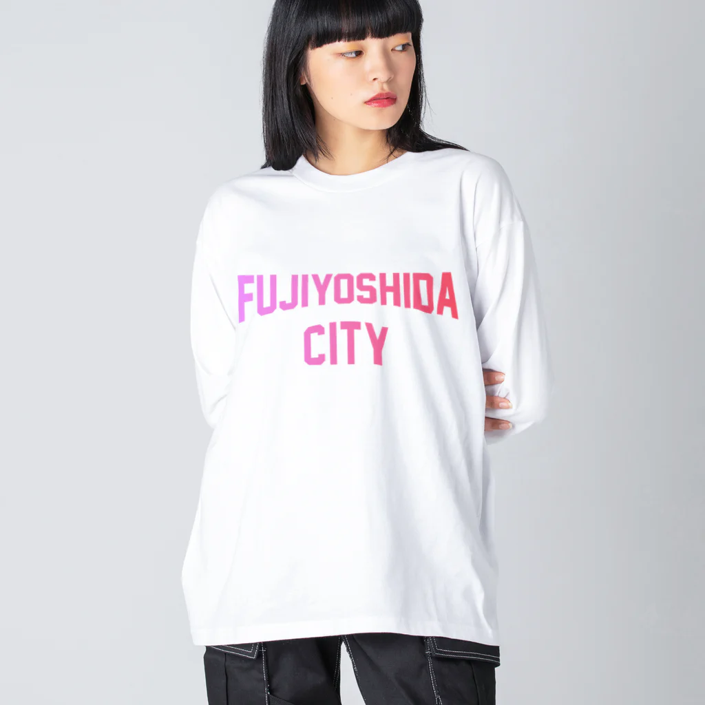 JIMOTOE Wear Local Japanの富士吉田市 FUJI YOSHIDA CITY Big Long Sleeve T-Shirt