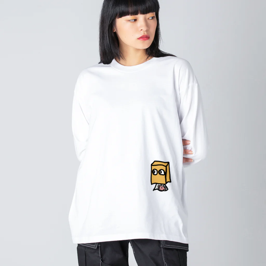 カニカニ！もりしろのかみぶくろとカニ Big Long Sleeve T-Shirt