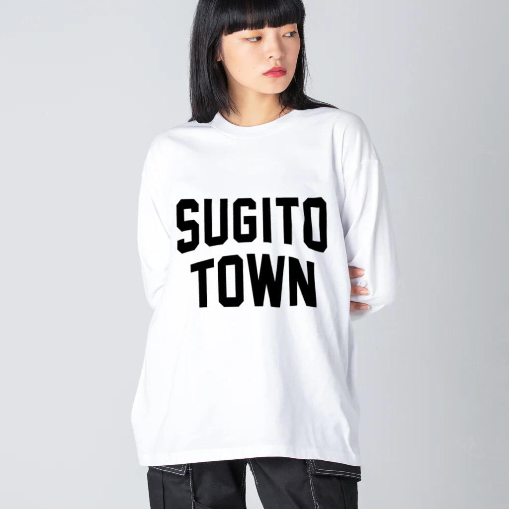 JIMOTOE Wear Local Japanの杉戸町 SUGITO TOWN Big Long Sleeve T-Shirt