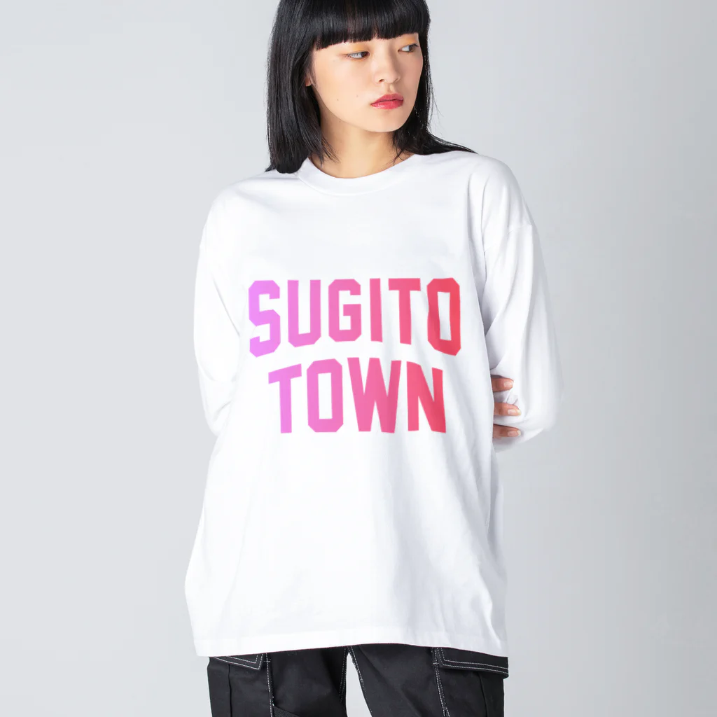 JIMOTOE Wear Local Japanの杉戸町 SUGITO TOWN Big Long Sleeve T-Shirt