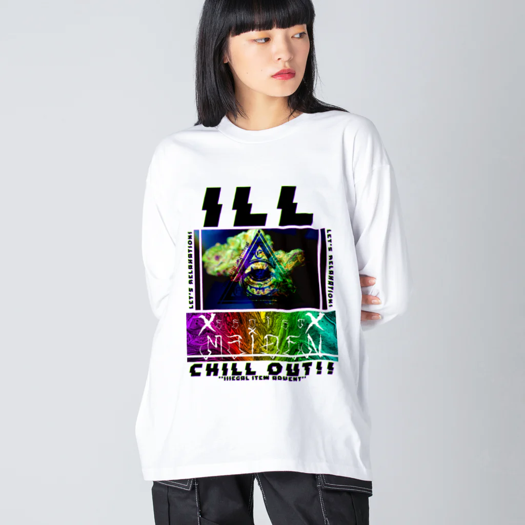 エゴイスト乙女の「野菜🥦」 Big Long Sleeve T-Shirt