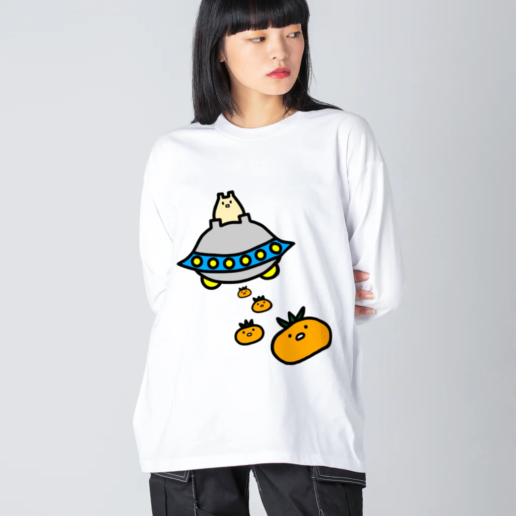 2Dうさぎの2Dうさぎ　みかん Big Long Sleeve T-Shirt