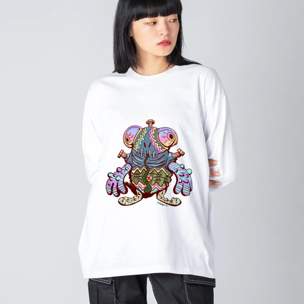 ガラクタのカメレオン怪獣 Big Long Sleeve T-Shirt