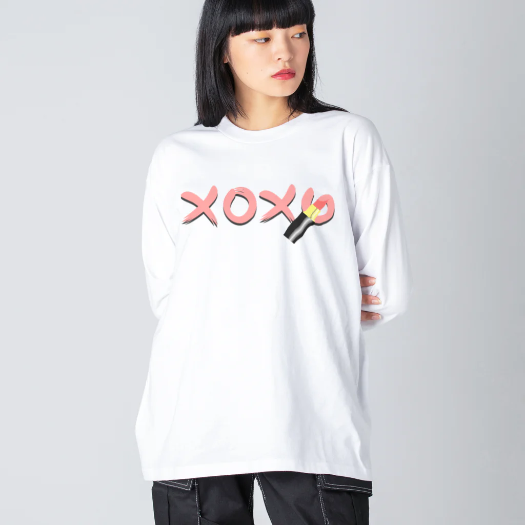 A33のxoxo ビッグシルエットロングスリーブTシャツ