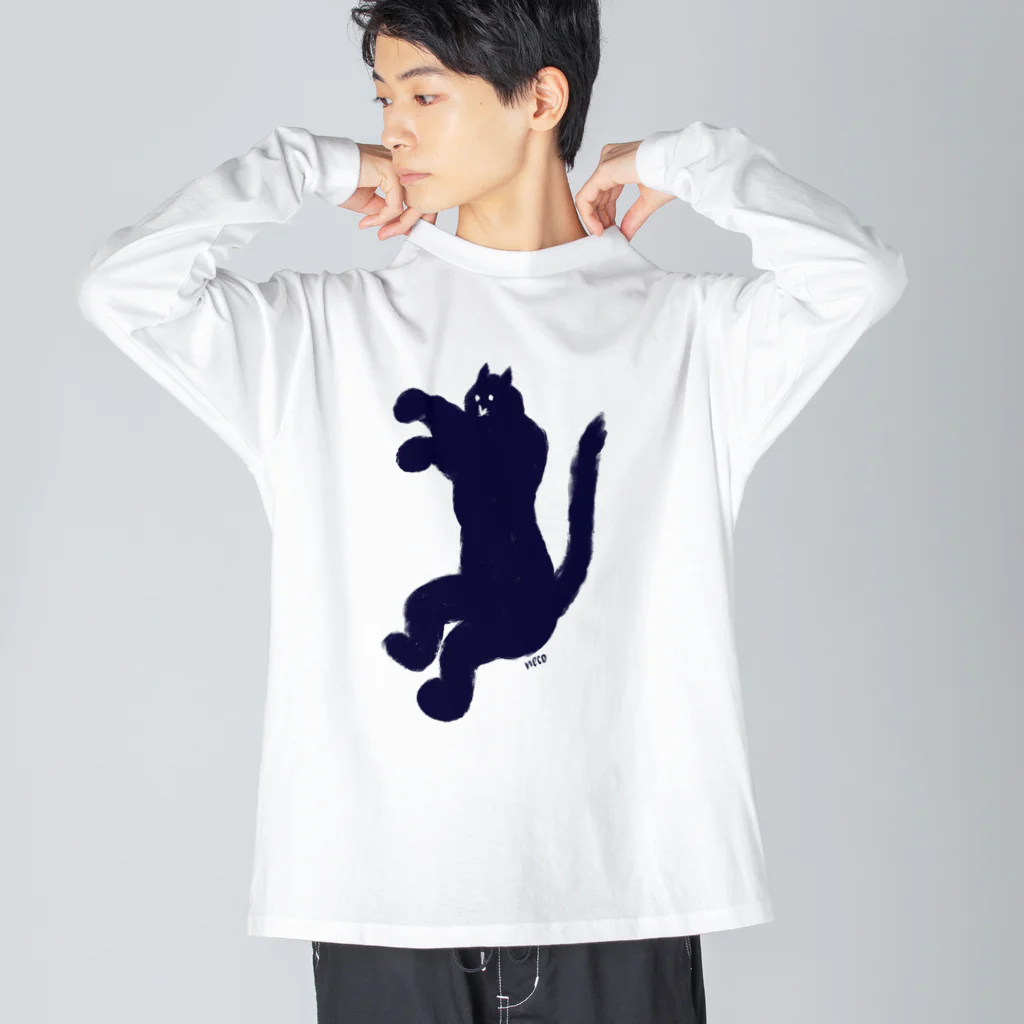 研究室ゲッカモッカのneco ビッグシルエットロングスリーブTシャツ