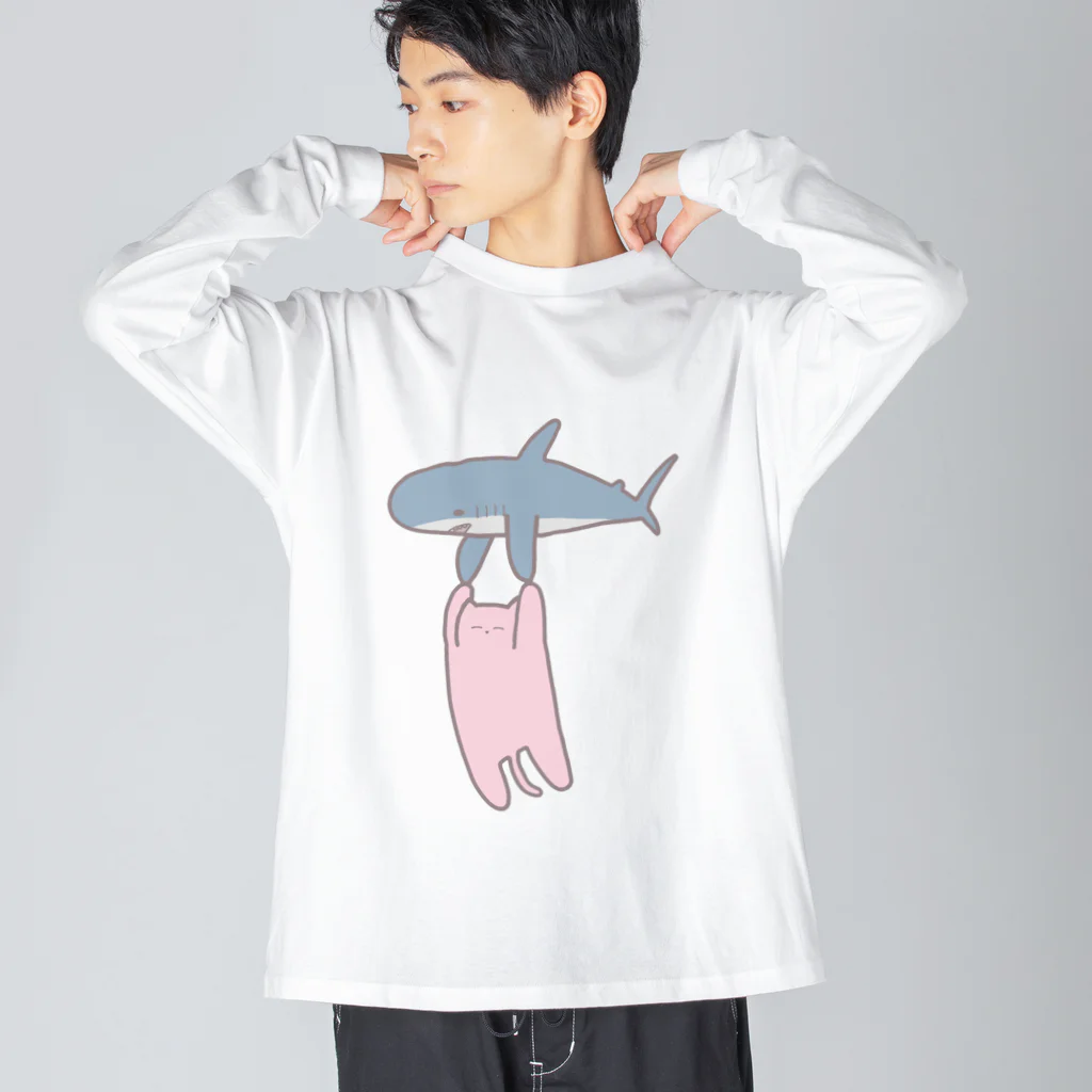 ainoのあの雲の向こうまで🎐 Big Long Sleeve T-Shirt