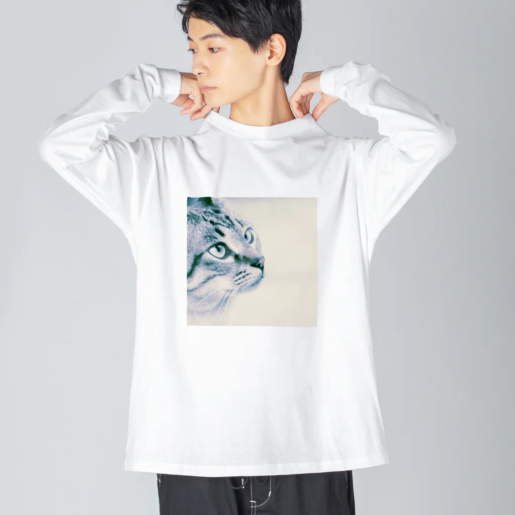 0isall_zoologicalの猫部2 ビッグシルエットロングスリーブTシャツ