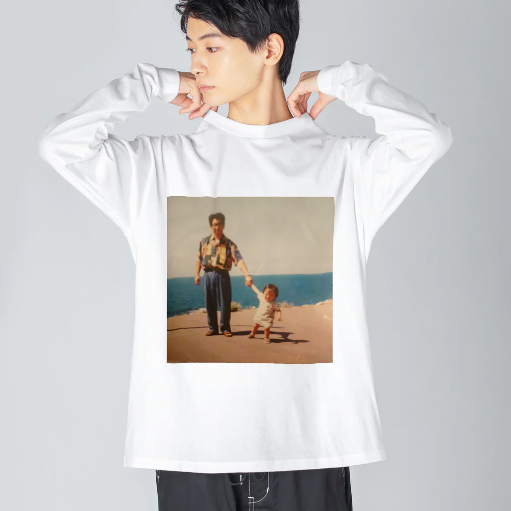 sisuの父と我の古い写真 Big Long Sleeve T-Shirt