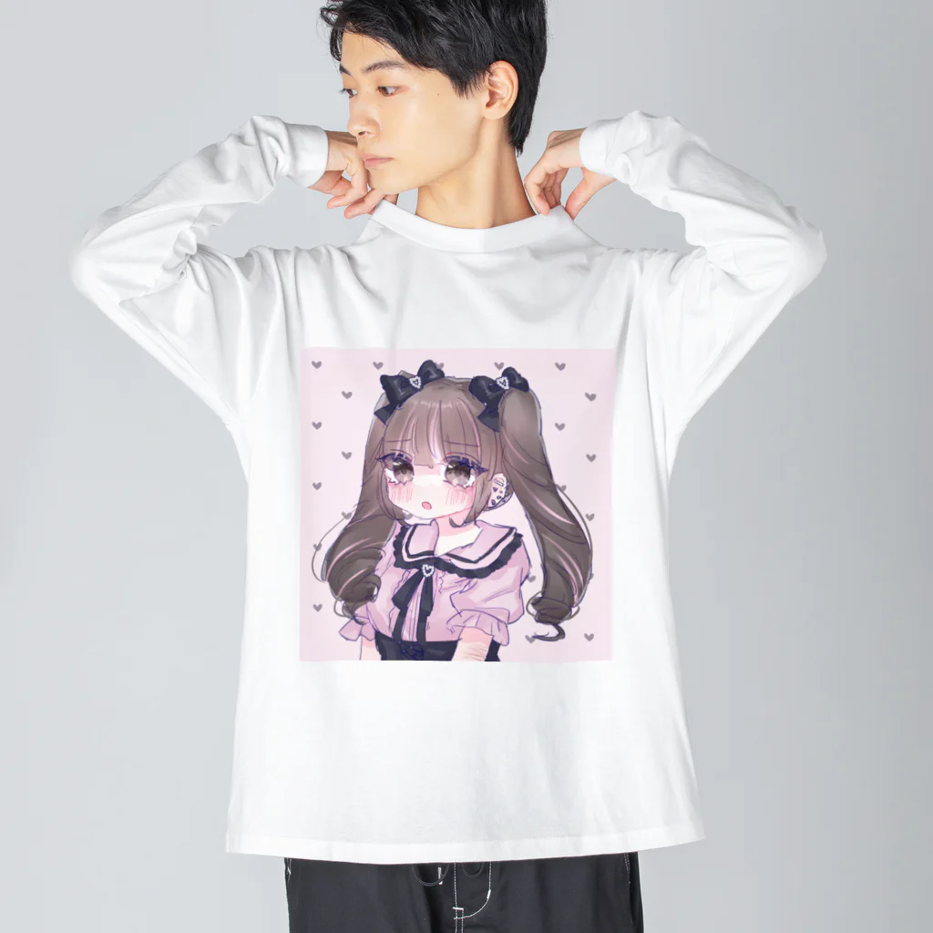 あくむ病院の地雷ちゃん ビッグシルエットロングスリーブTシャツ