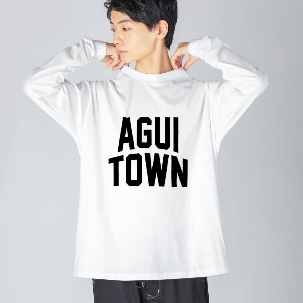 JIMOTOE Wear Local Japanの阿久比町 AGUI TOWN Big Long Sleeve T-Shirt