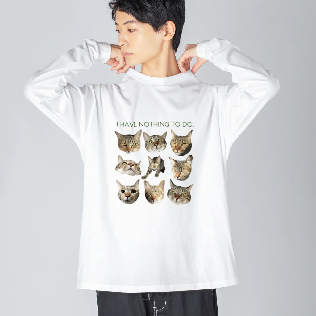 minoのもひまろ ビッグシルエットロングスリーブTシャツ